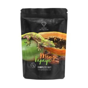 Gecko Nutrition Mango Papaja - pokarm, papka dla gekona orzęsiony, felsuma